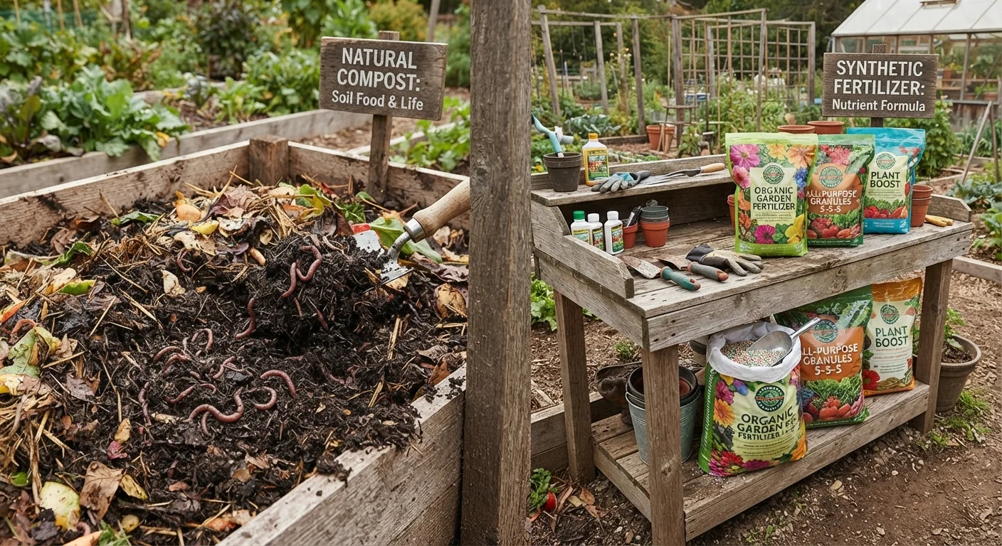 Compost vs. Bagged Fertilizer: What Actually Feeds Your Soil Better