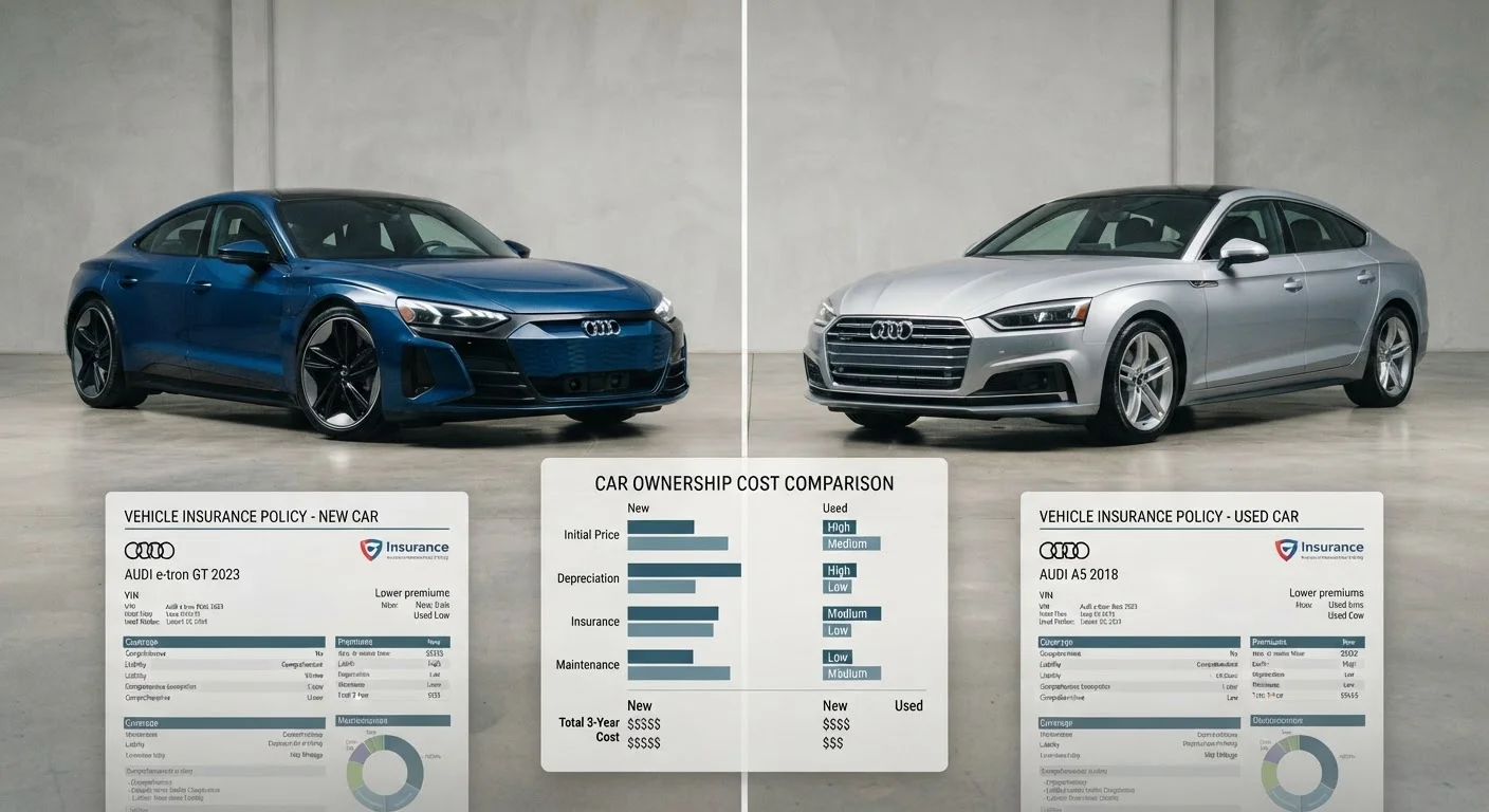 Insurance Costs for New vs. Used Vehicles: What Drives the Gap