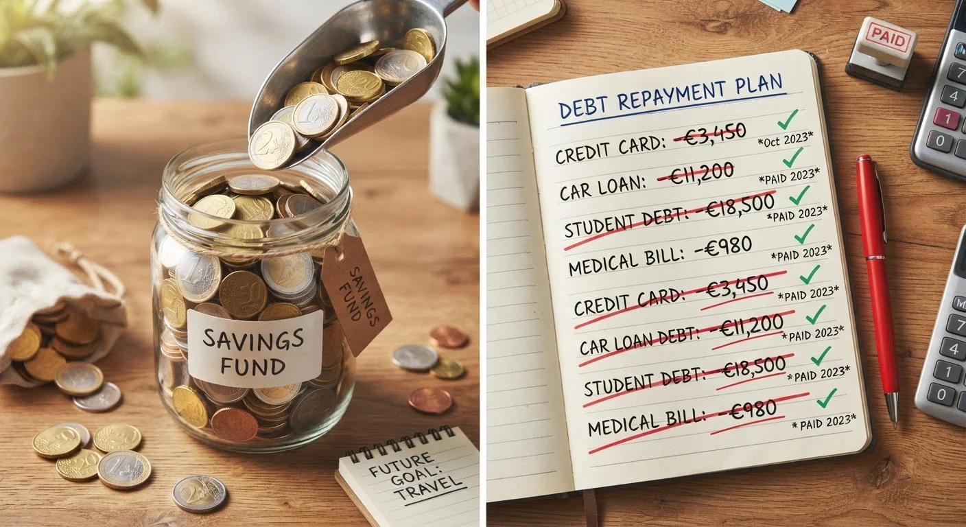 Paying Off Debt While Saving at the Same Time