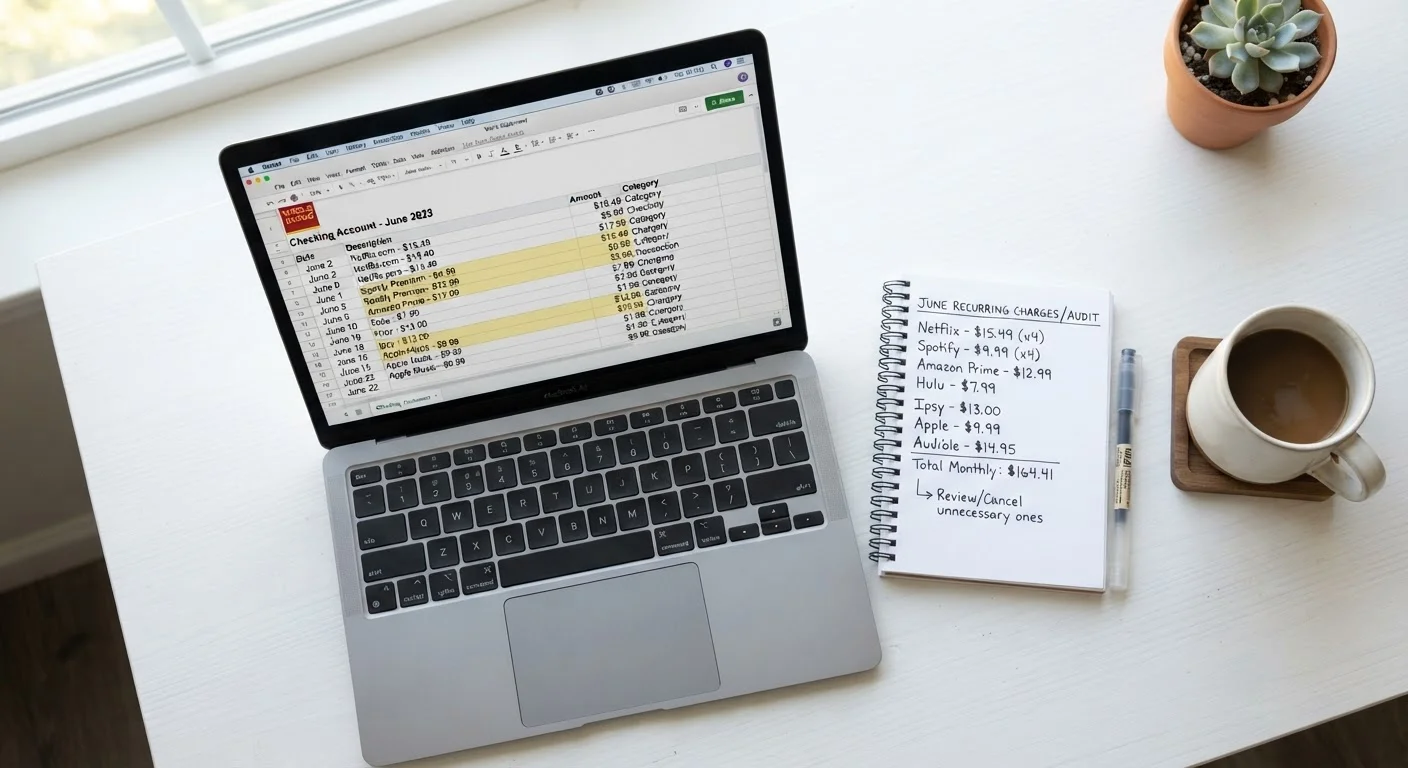 Subscription Creep: Auditing the Recurring Charges on Your Accounts