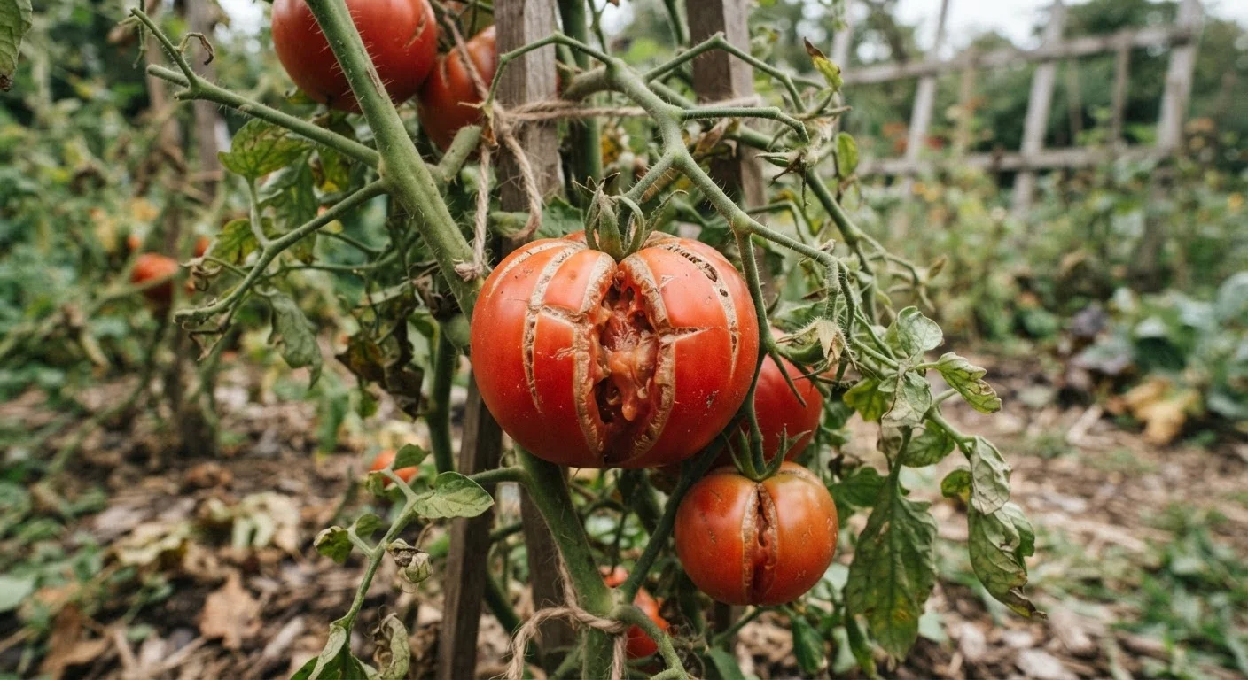 Why Your Tomatoes Keep Splitting Before You Can Pick Them